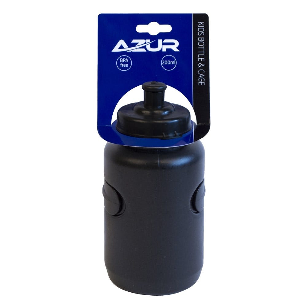 Azur Kids Bottle with Cage Black/Black