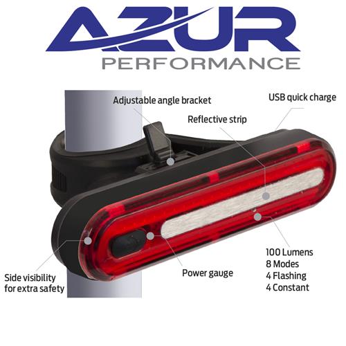 AZUR Alien II 100 Lumens USB Rear Light