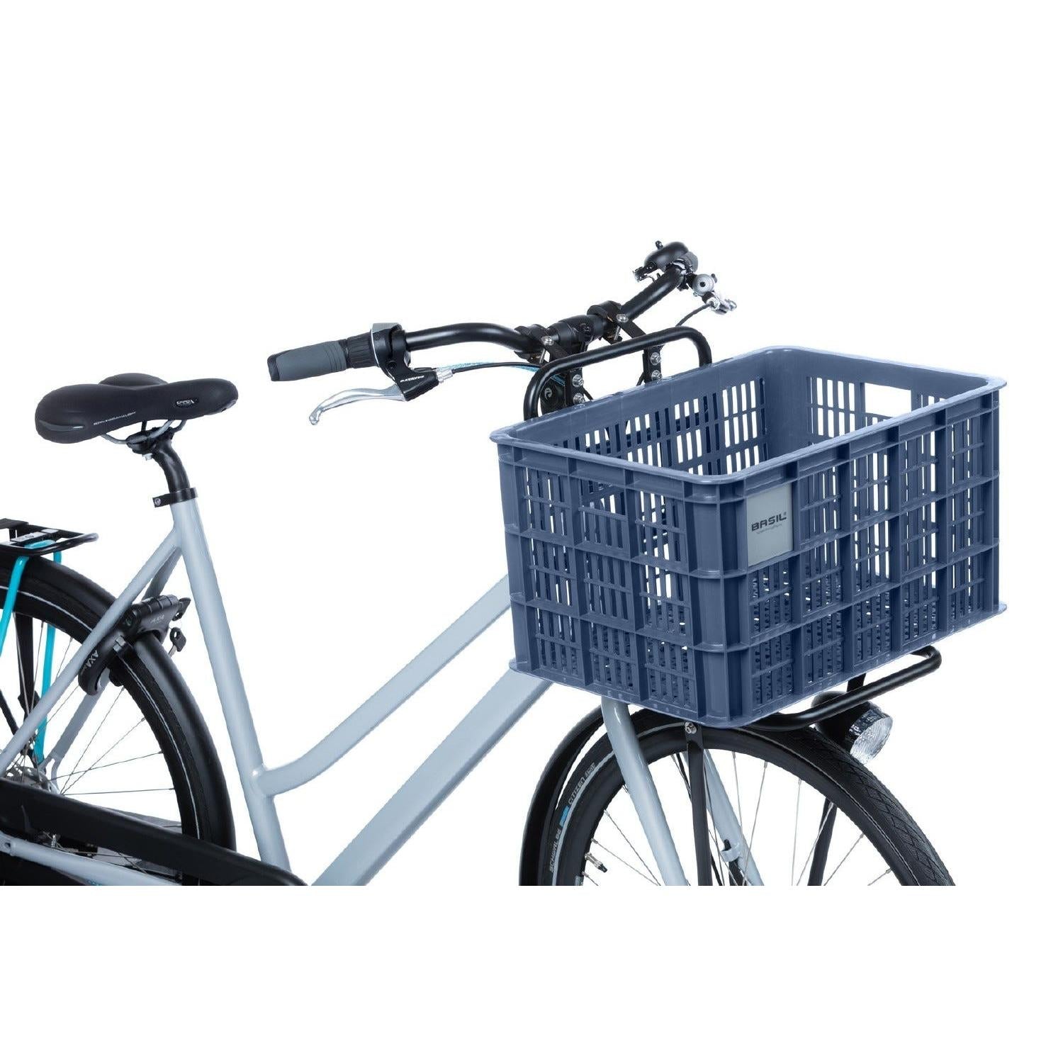 Basil Bicycle Crate 40L Blue Stone