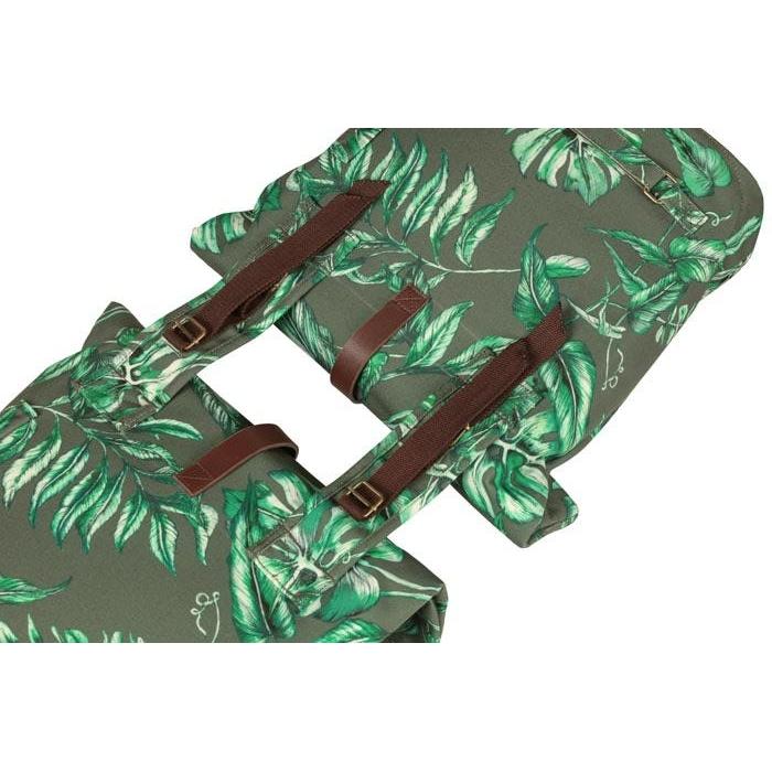 Basil Ever Green Double Pannier Bags 32L Thyme Green