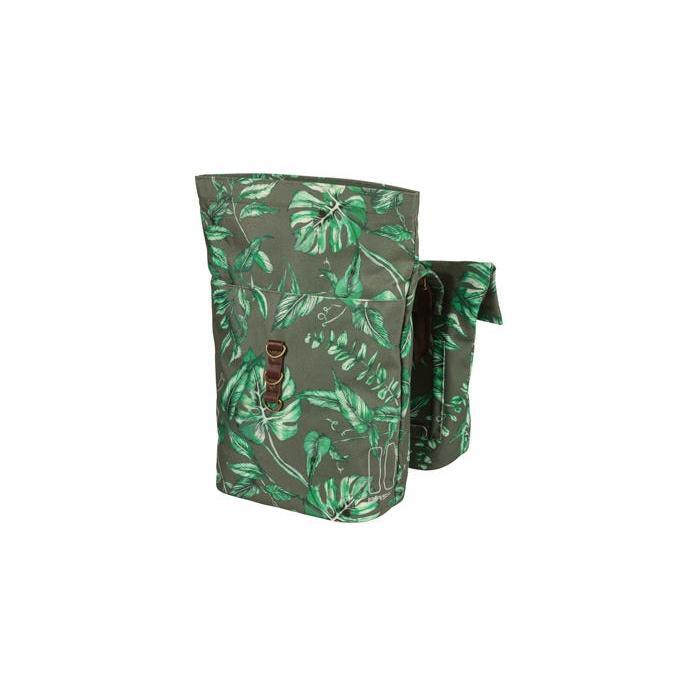 Basil Ever Green Double Pannier Bags 32L Thyme Green