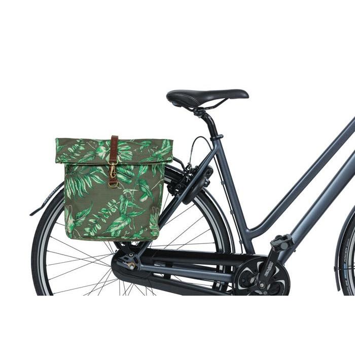 Basil Ever Green Double Pannier Bags 32L Thyme Green
