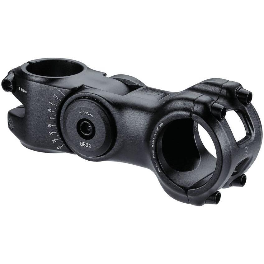 BBB HighSix OS Adjustable Stem 35 x 90mm +/-40 Deg Black