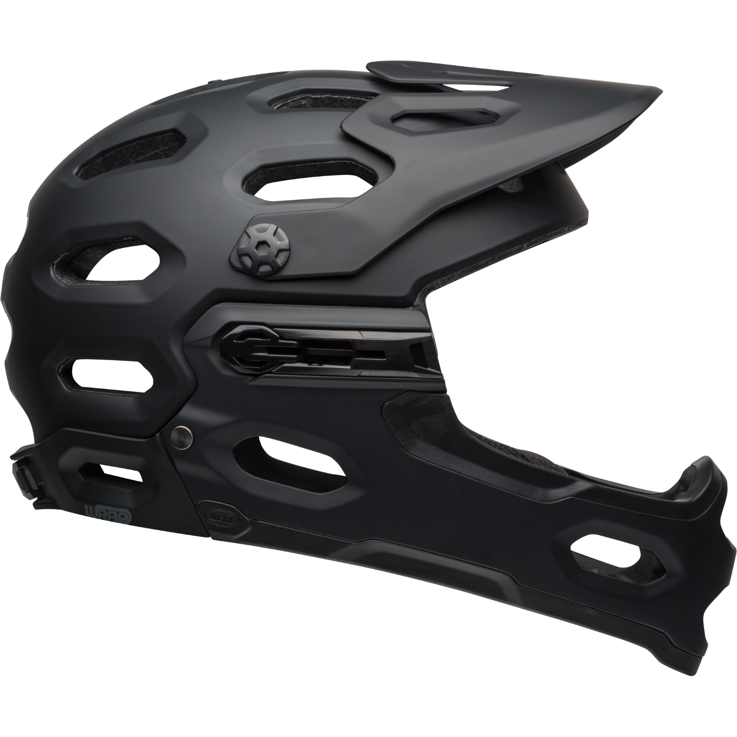 bell full face helmet with removable chin guard Bell Super 3R Mips Helmet Matte Black/Grey – 99 Bikes