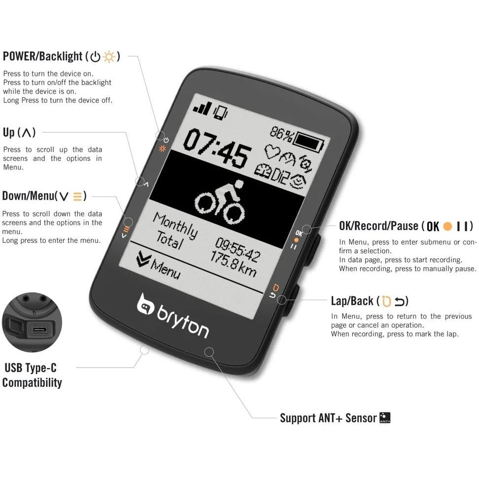 Bryton Rider 460 Bike Computer