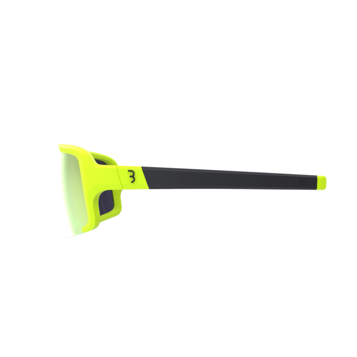 BBB Chester Sunglasses Fluoro Yellow with Yellow Mirror Lens