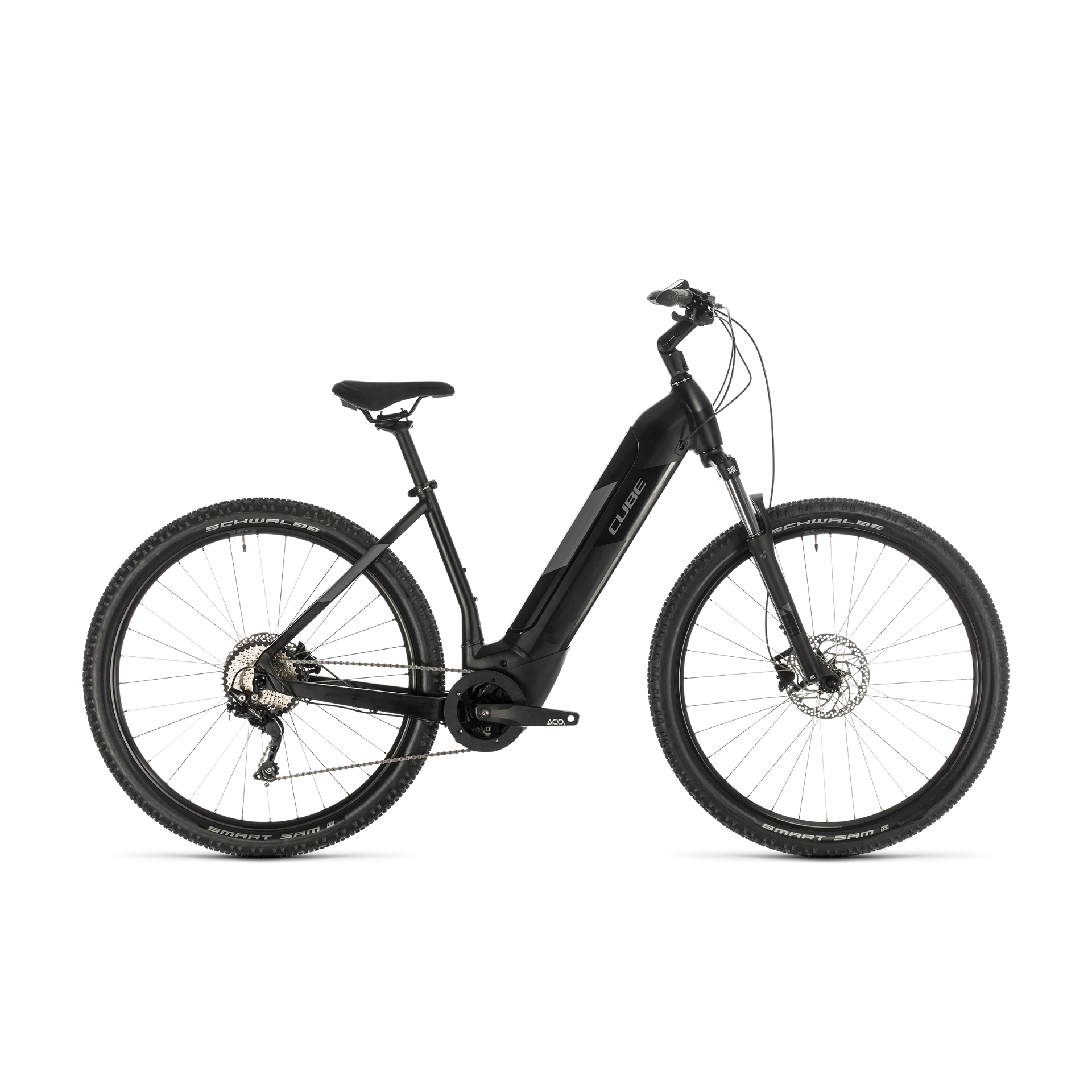 Cube Nuride Hybrid Pro 500 Electric Bike Black/Grey – 99 Bikes