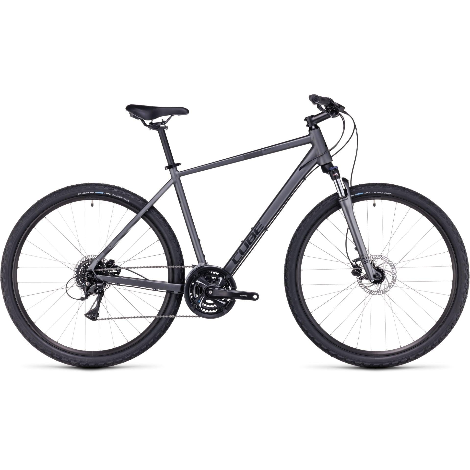 Cube Nature Hybrid Bike Graphite'n'Black – 99 Bikes