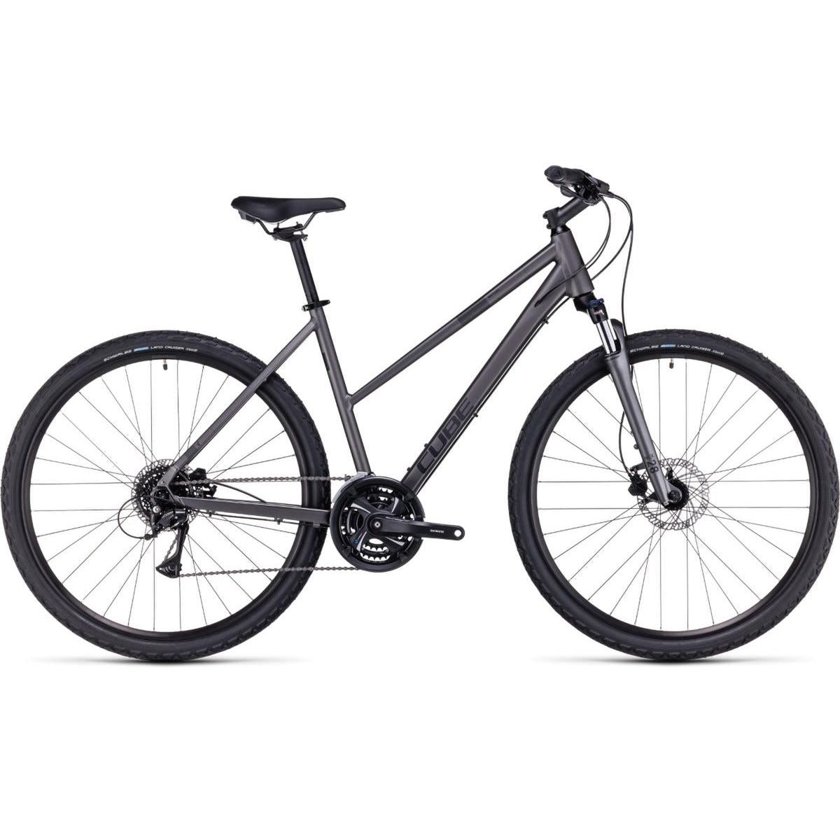 cube urban bike Cube Nature Trapeze Commuter Bike Graphite Black – 99 Bikes