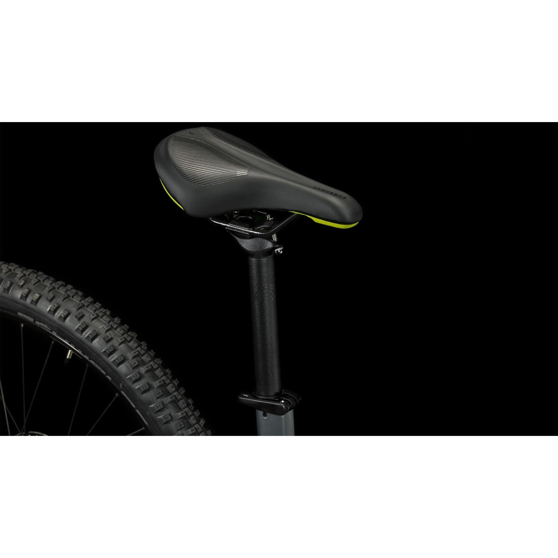 Cube Reaction Hybrid Pro 500 Electric Hardtail Mountain Bike Flash Grey 'n' Green