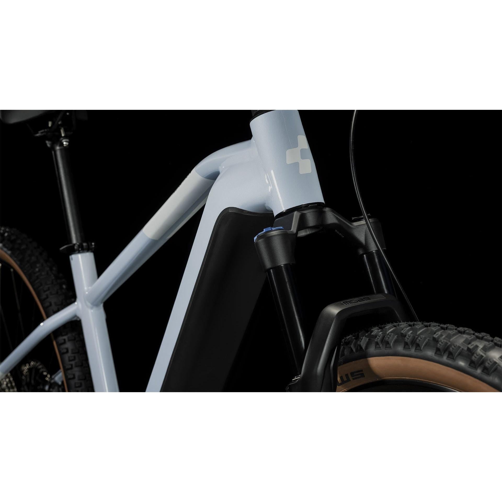 Cube Reaction Hybrid Pro 500 Electric Hardtail Mountain Bike Flash White 'n' Black