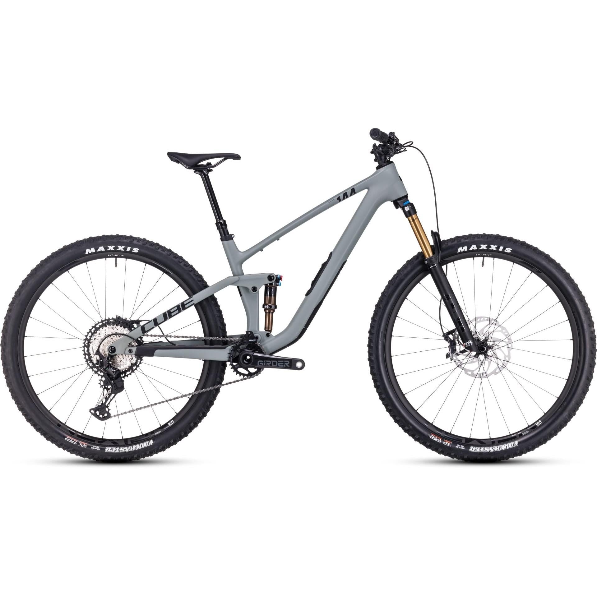Cube Stereo ONE44 C:62 Race Dual Suspension Mountain Bike Swamp