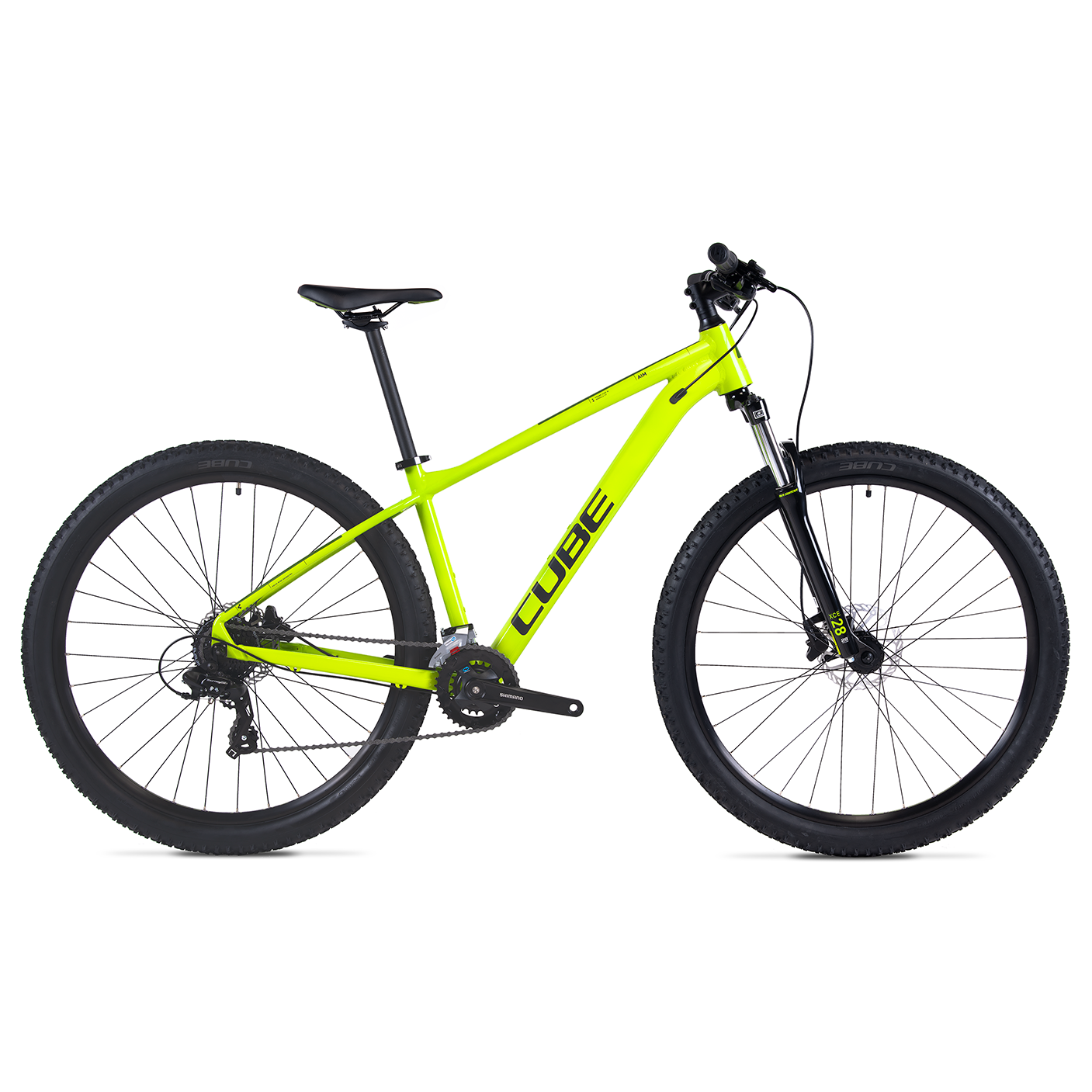 Cube Aim Hardtail Mountain Bike Green Moss – 99 Bikes