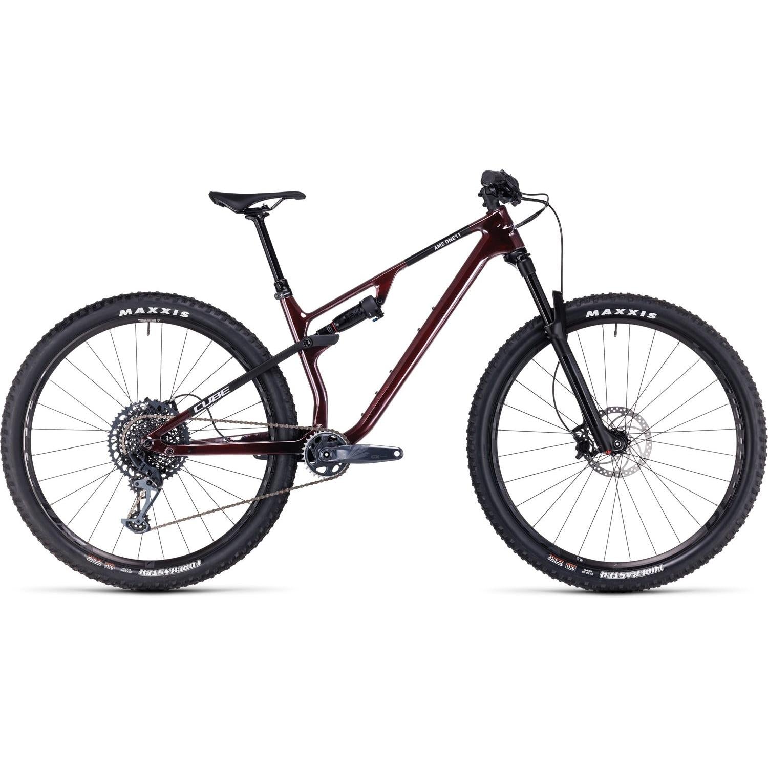 cube mountainbike rockshox Cube AMS ONE11 C:68X Pro 29 Dual Suspension Mountain Bike Liquidred'n'