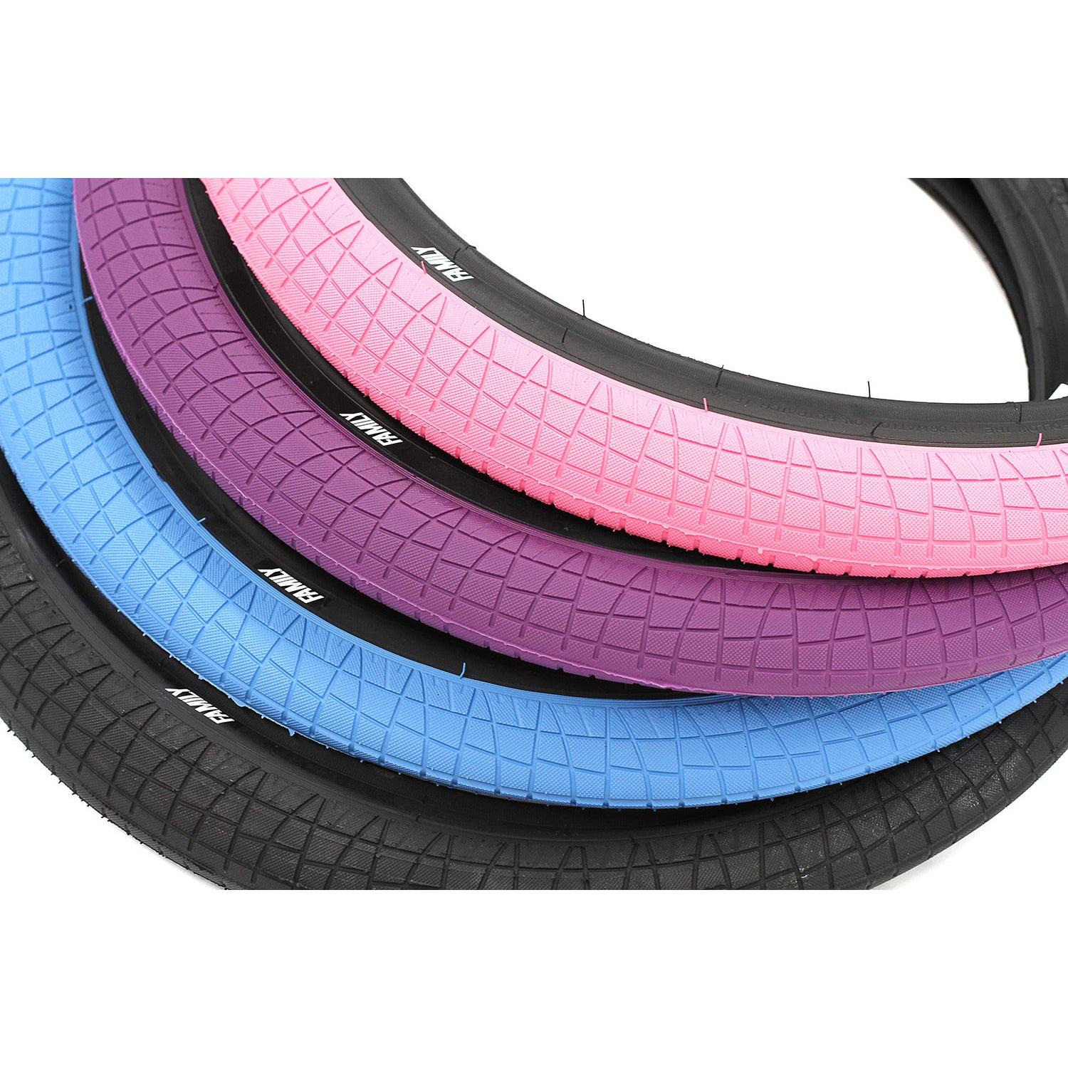 Family F2128 BMX Tyre 20 x 2.20 Purple/Black Wall