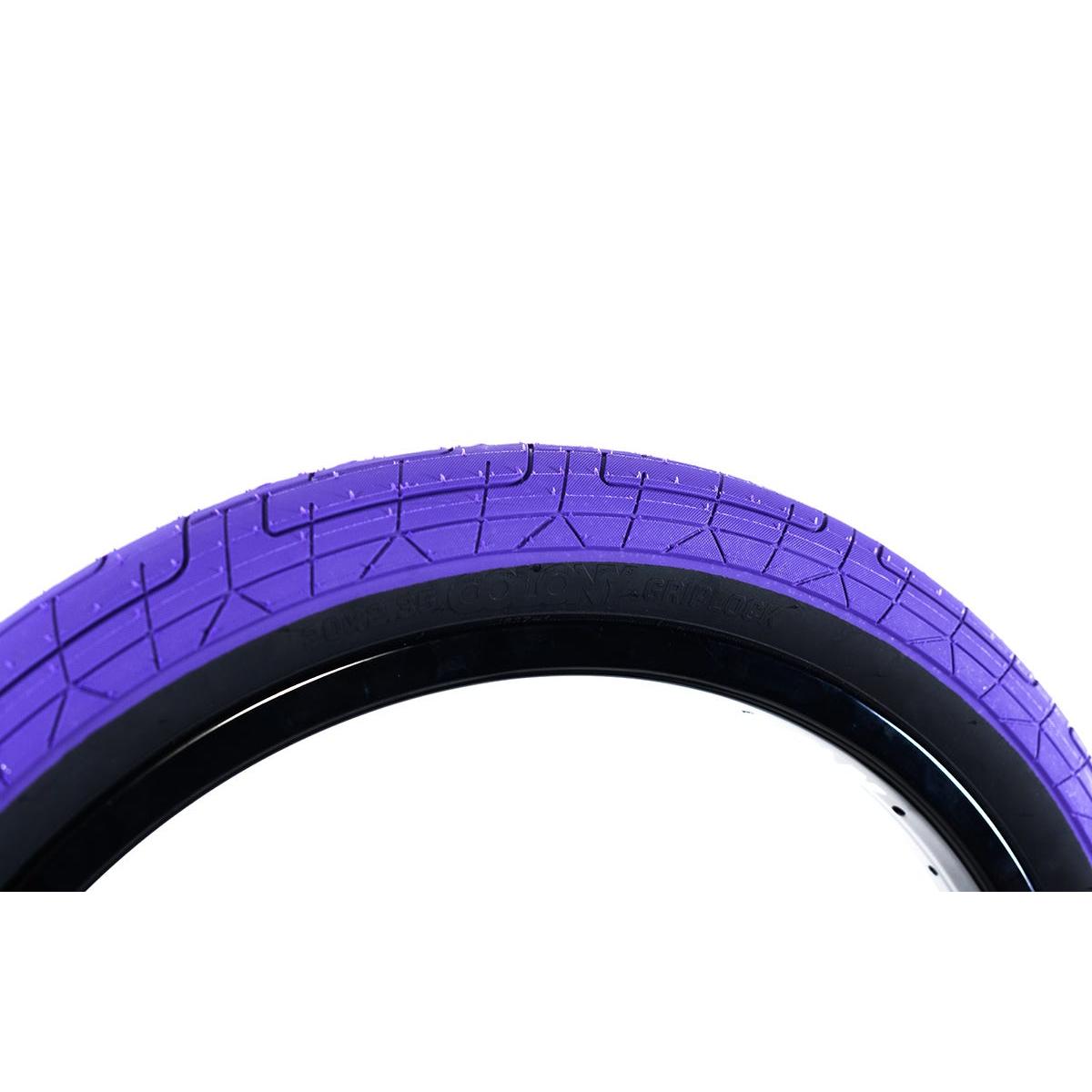 Colony Grip Lock Tyre 20 x Purple/Black – 99 Bikes