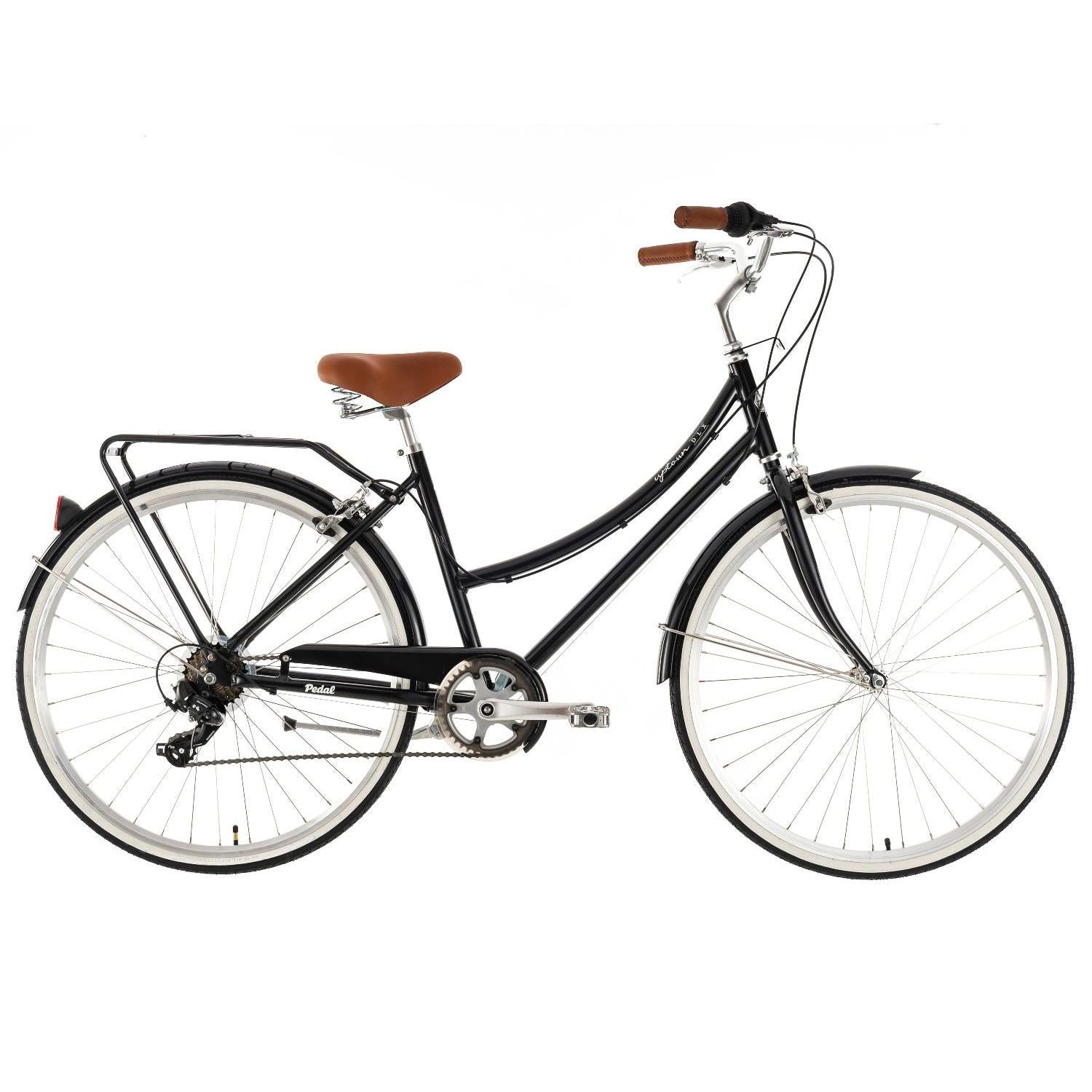 Pedal Uptown DLX Vintage Cruiser Bike Black – 99 Bikes