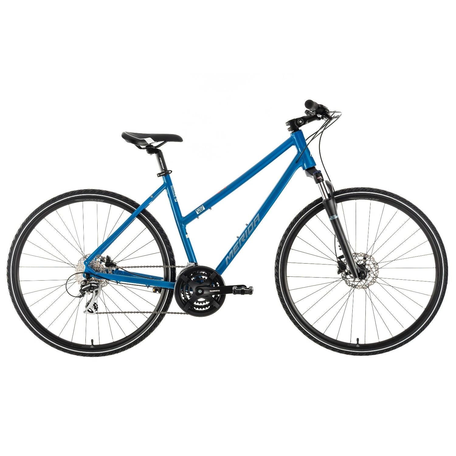 Merida Crossway 20 Hybrid Bike Blue Steel/Blue/White – 99 Bikes