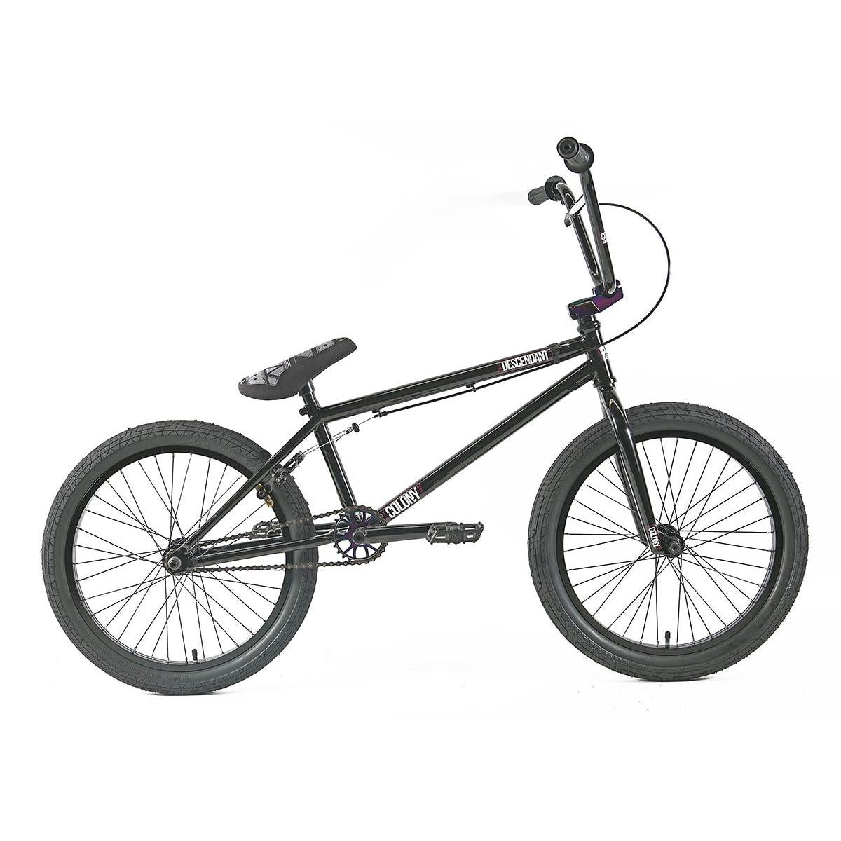 Colony Descendant BMX Bike Gloss Black/Rainbow (2019) – 99 Bikes