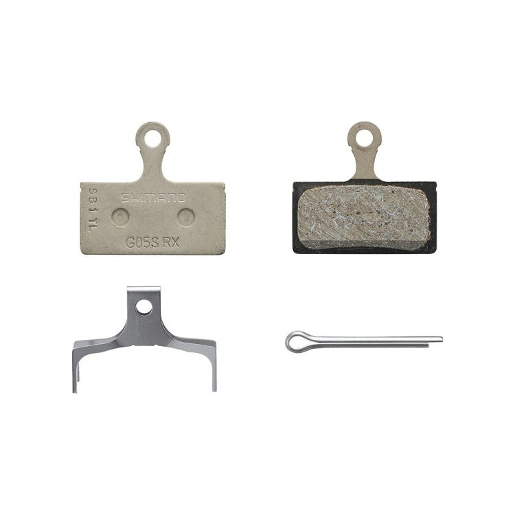 Shimano G05S-RX Resin Disc Brake Pads With Spring