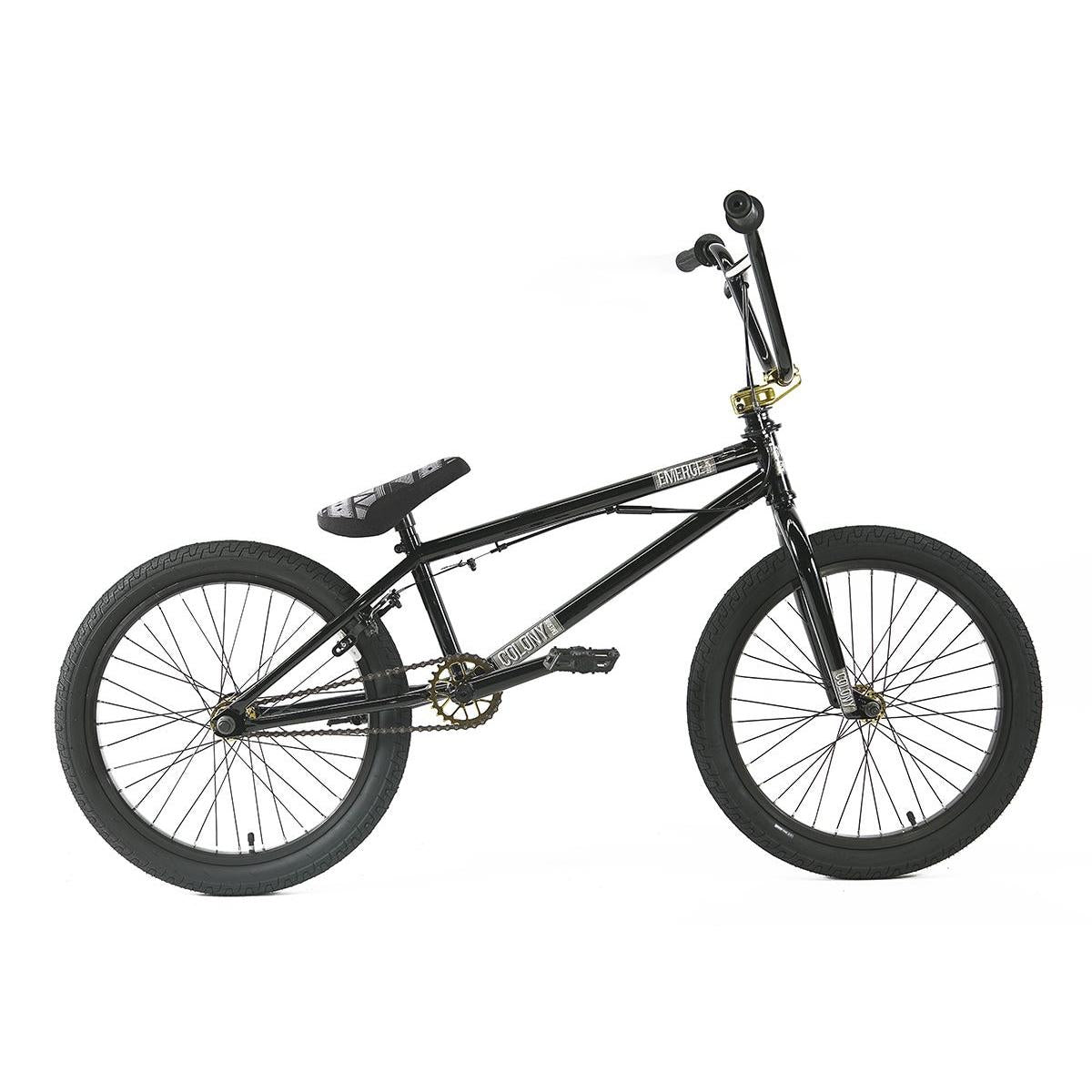 Colony Emerge Freestyle BMX Bike Gloss Black/Gold (2019) – 99 Bikes