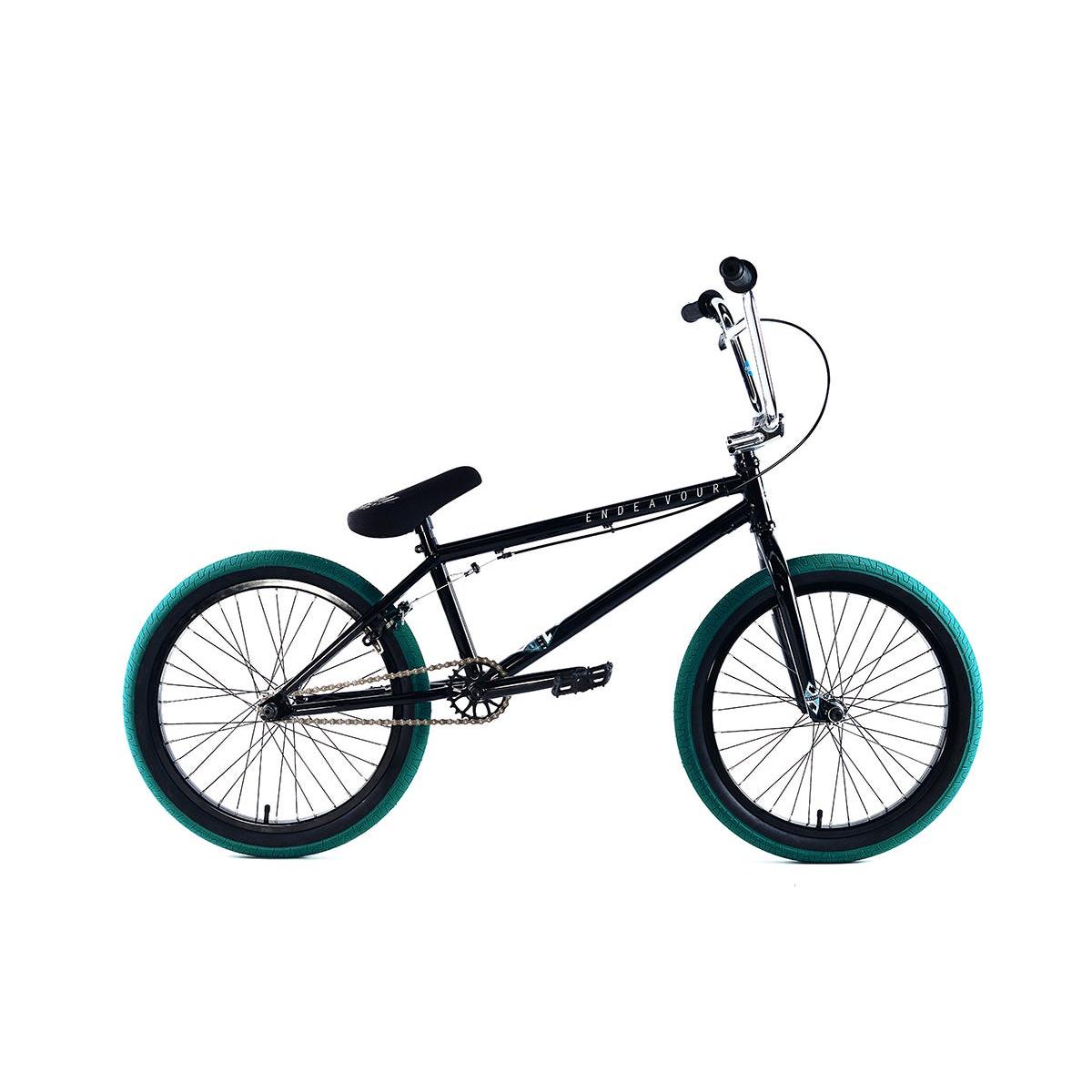 Colony Endeavour 21in BMX BikeGloss Black/Emerald (2017) – 99 Bikes