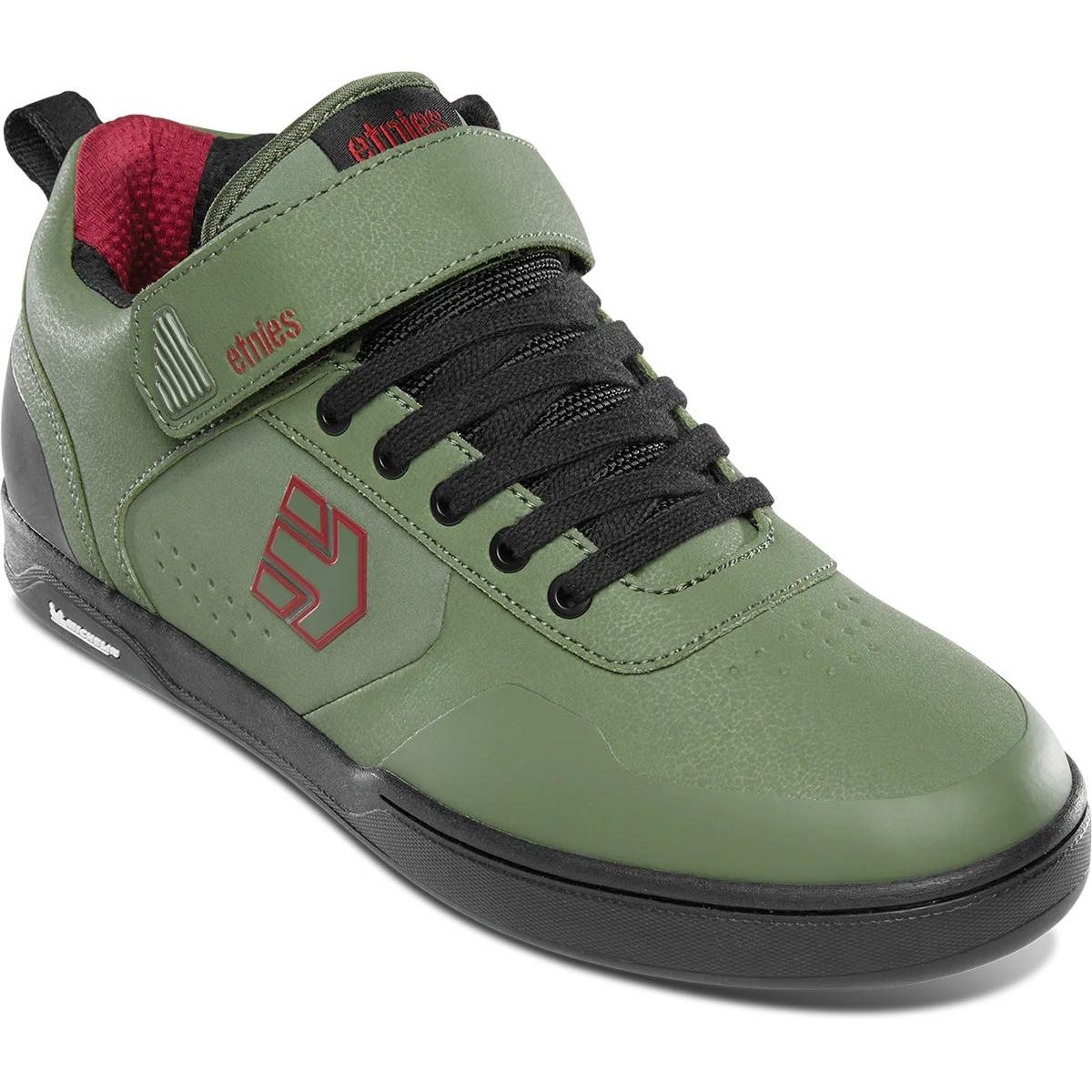 Etnies Culvert Mid Flat Pedal MTB Shoes Green/Black