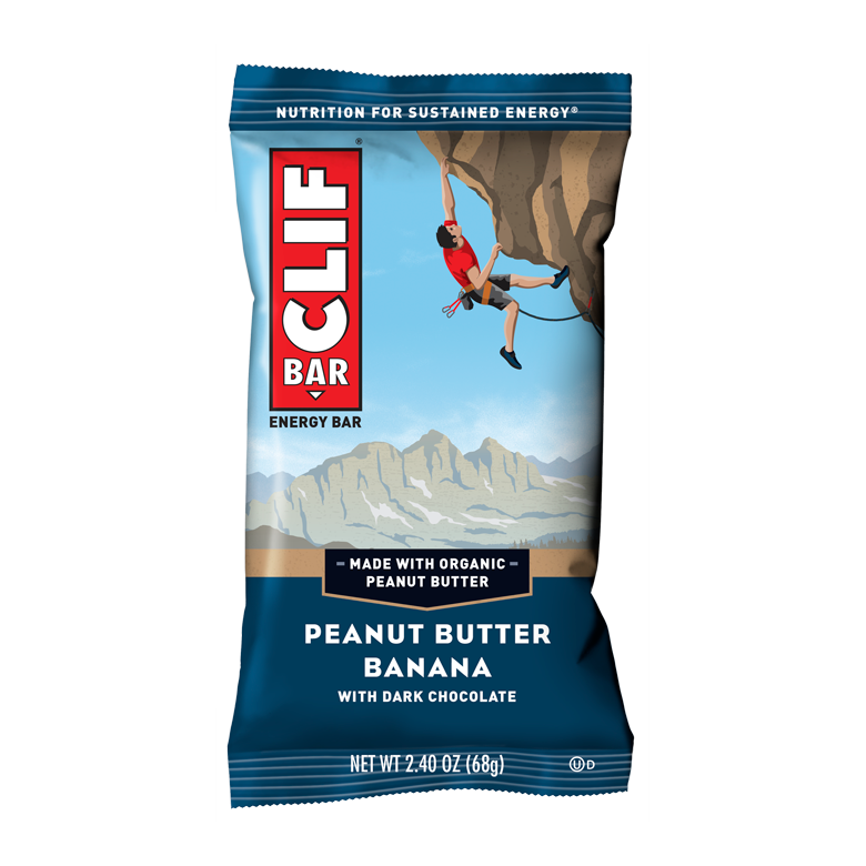 Clif Peanut Butter Banana with Dark Chocolate Energy Bar 68g