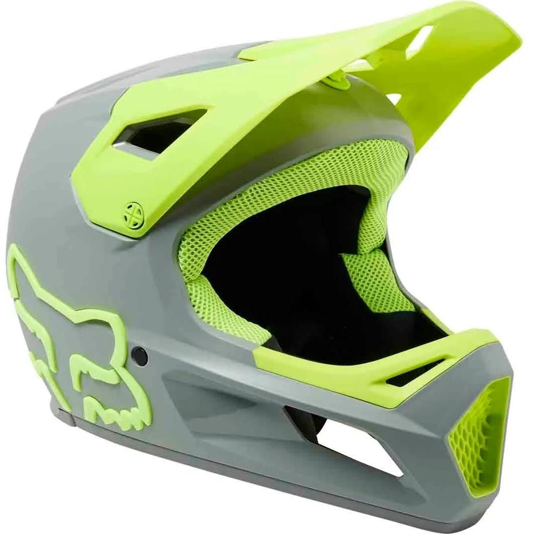 FOX Rampage Fullface MIPS Helmet Ceshyn Grey/Fluoro 2023 XS