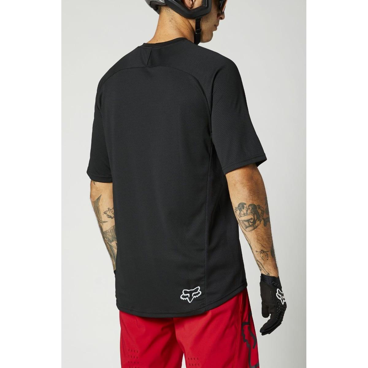 FOX Defend Short Sleeve Jersey Black 2021