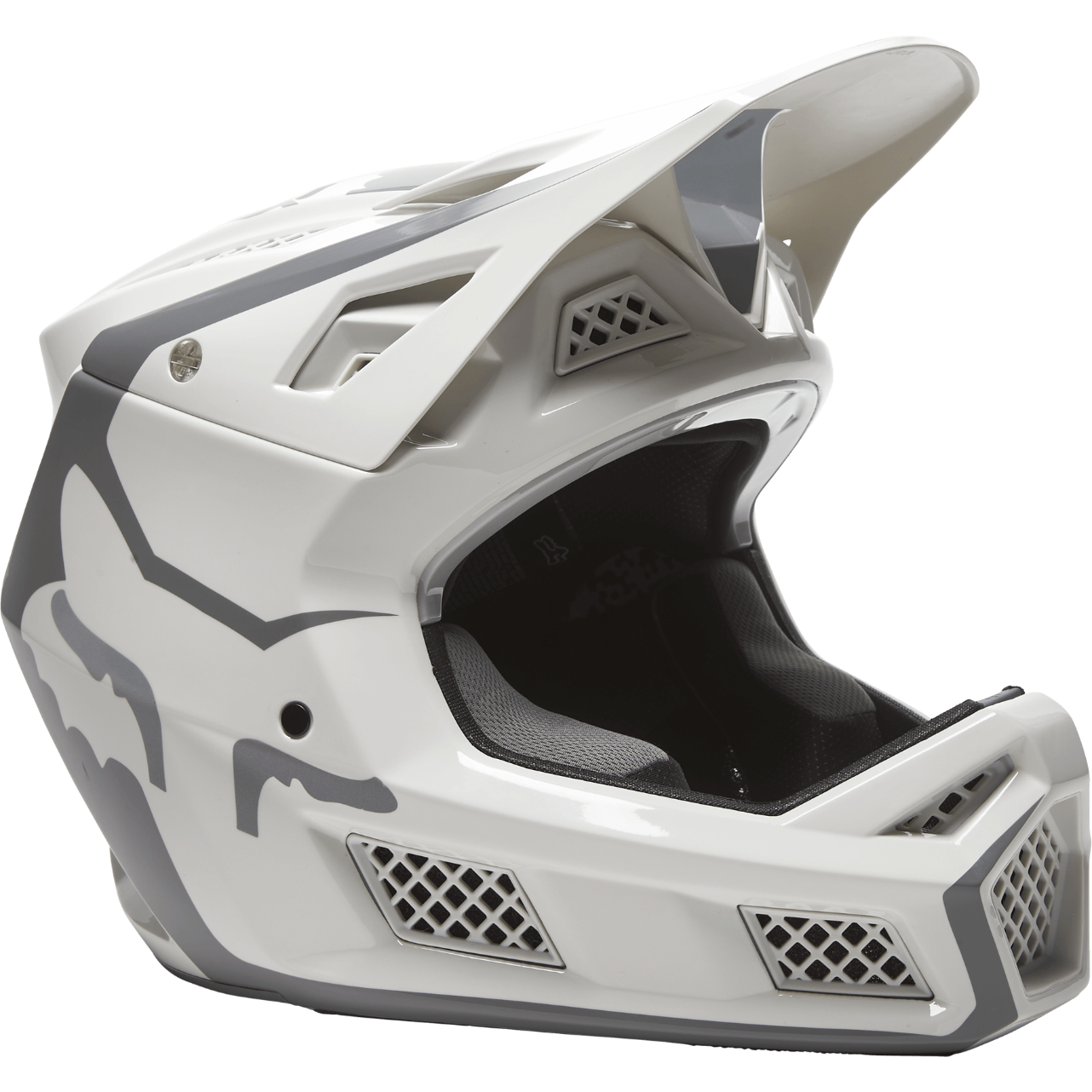99 bikes full face helmet FOX Rampage Pro Carbon Niteeyez MIPS Full Face Helmet Light Grey