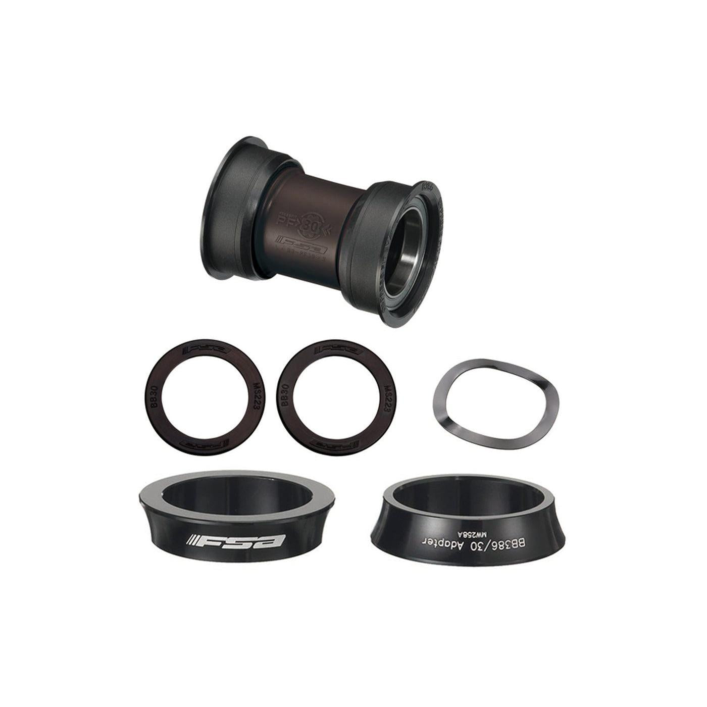 Boîtier Pédalier FSA Press-Fit 30 – Adaptateur Pour Cadre BB30 Et Pédalier BB386 EVO
