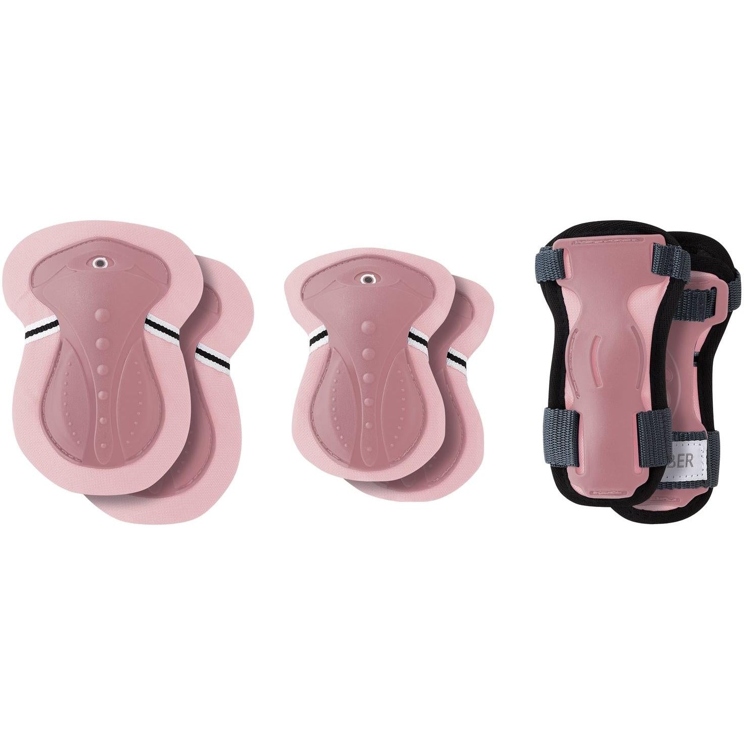 Globber Junior Protective Pad Set Pastel Pink