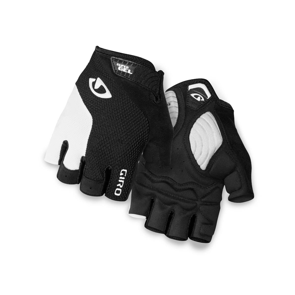 Giro Strade Dure Supergel Short Finger Gloves White/Black
