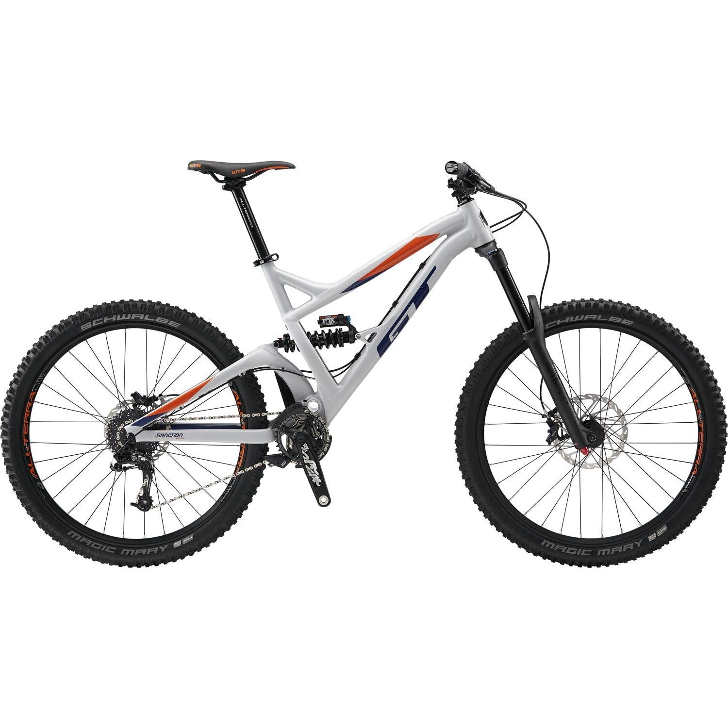 GT Sanction Elite Mountain Bike Grey/Orange