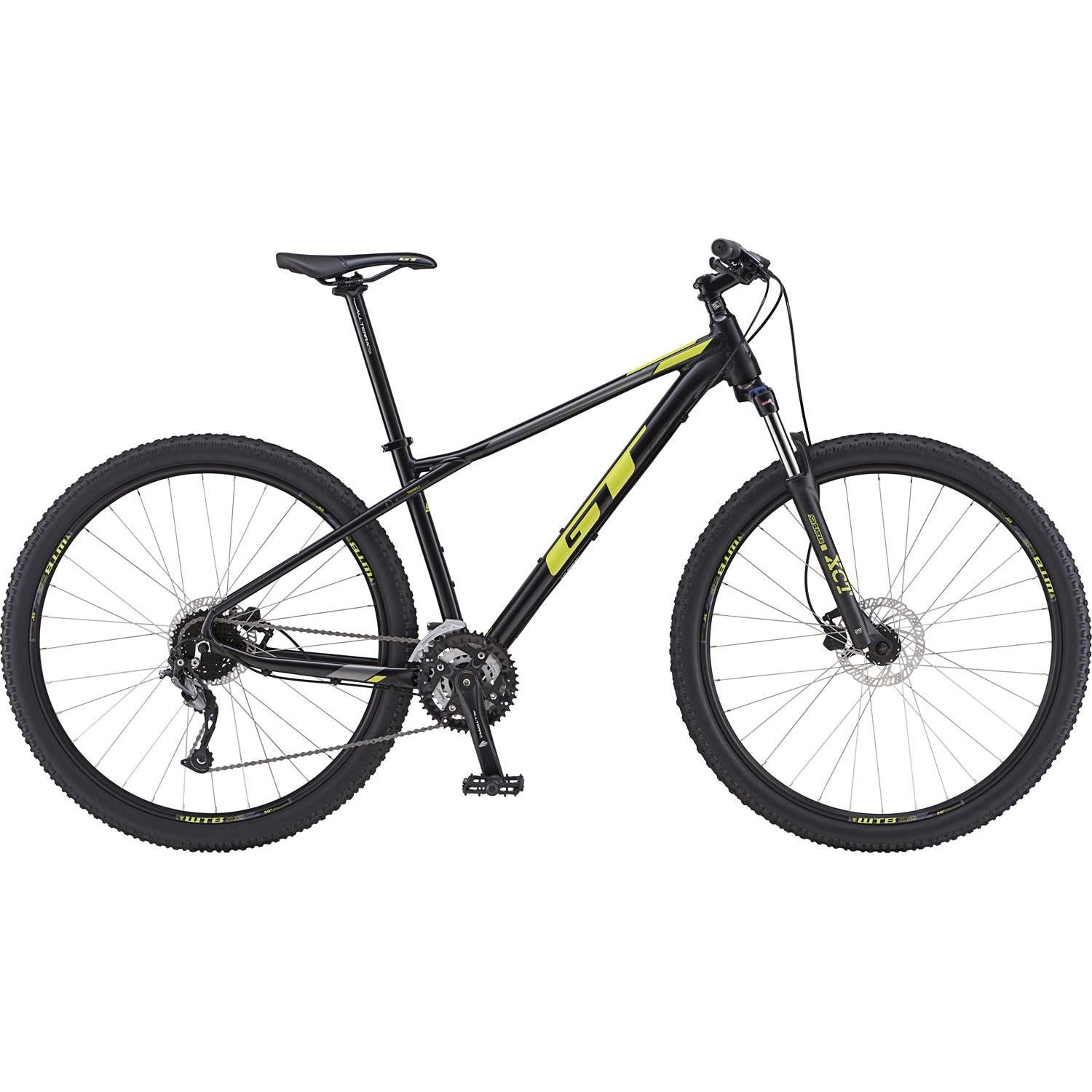 gt mountainbike avalanche Sport Mountain Bike Black/Yellow (2019) – 99 Bikes Master Lock Bügelschloss High Color_White Colore:C06 VERDE OPACO resulting in a ride