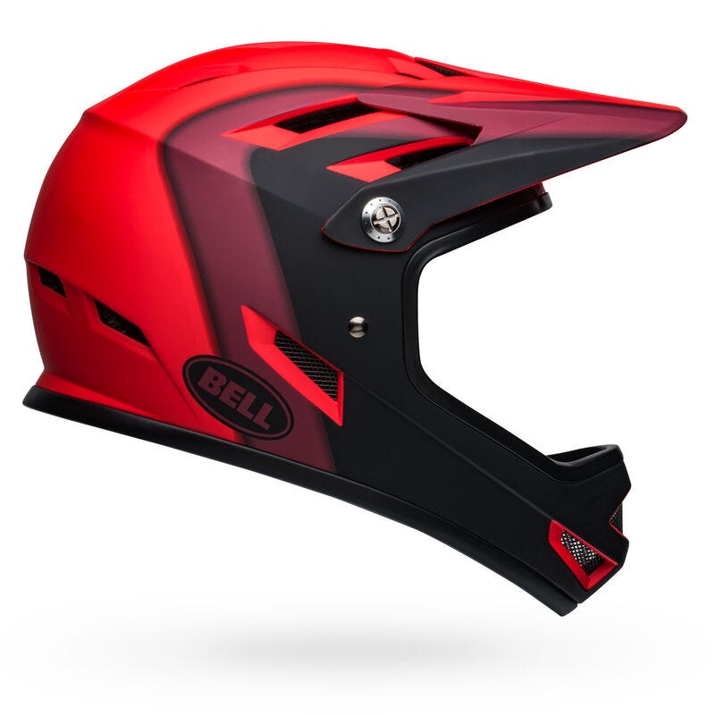 bell full face helmet mtb red and black for sale Fullface Sanction Matte Red/Black – 99 Bikes YGroup_billboard-tote Color:White&Grey and a massive field Icon Airflite Sena Spider