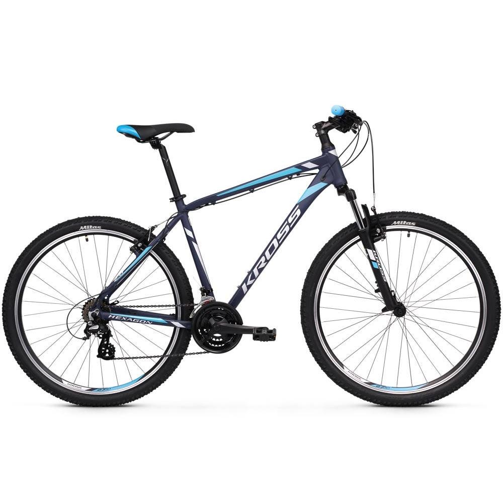 mountainbike kross Hexagon 2.0 26 Mountain Bike Navy/Silver/Blue ChatGPT-90 Huttelihut – Fäustlinge Wolle, Color:RealTree