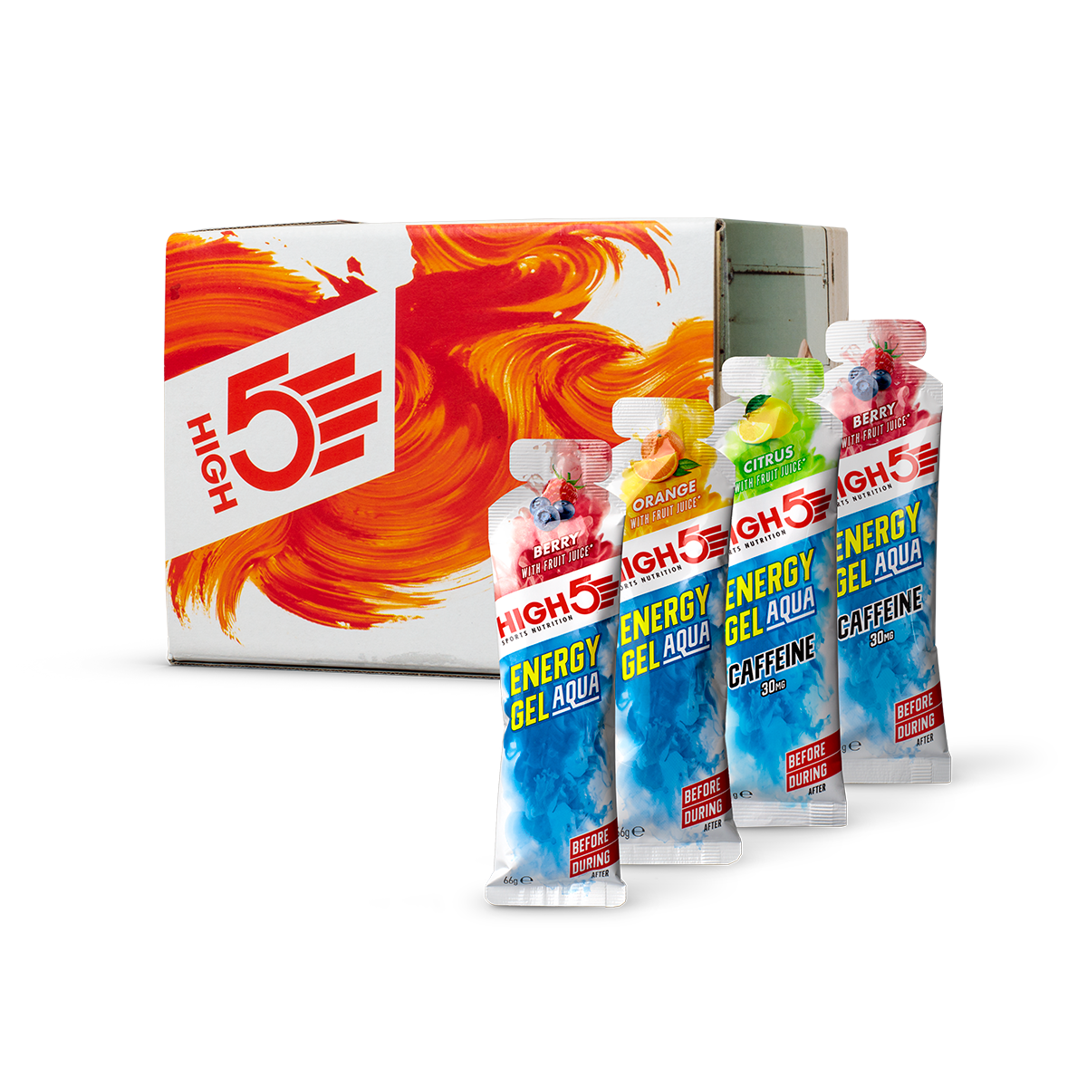HIGH5 Energy Gel Aqua Mixed Pack Box of 15