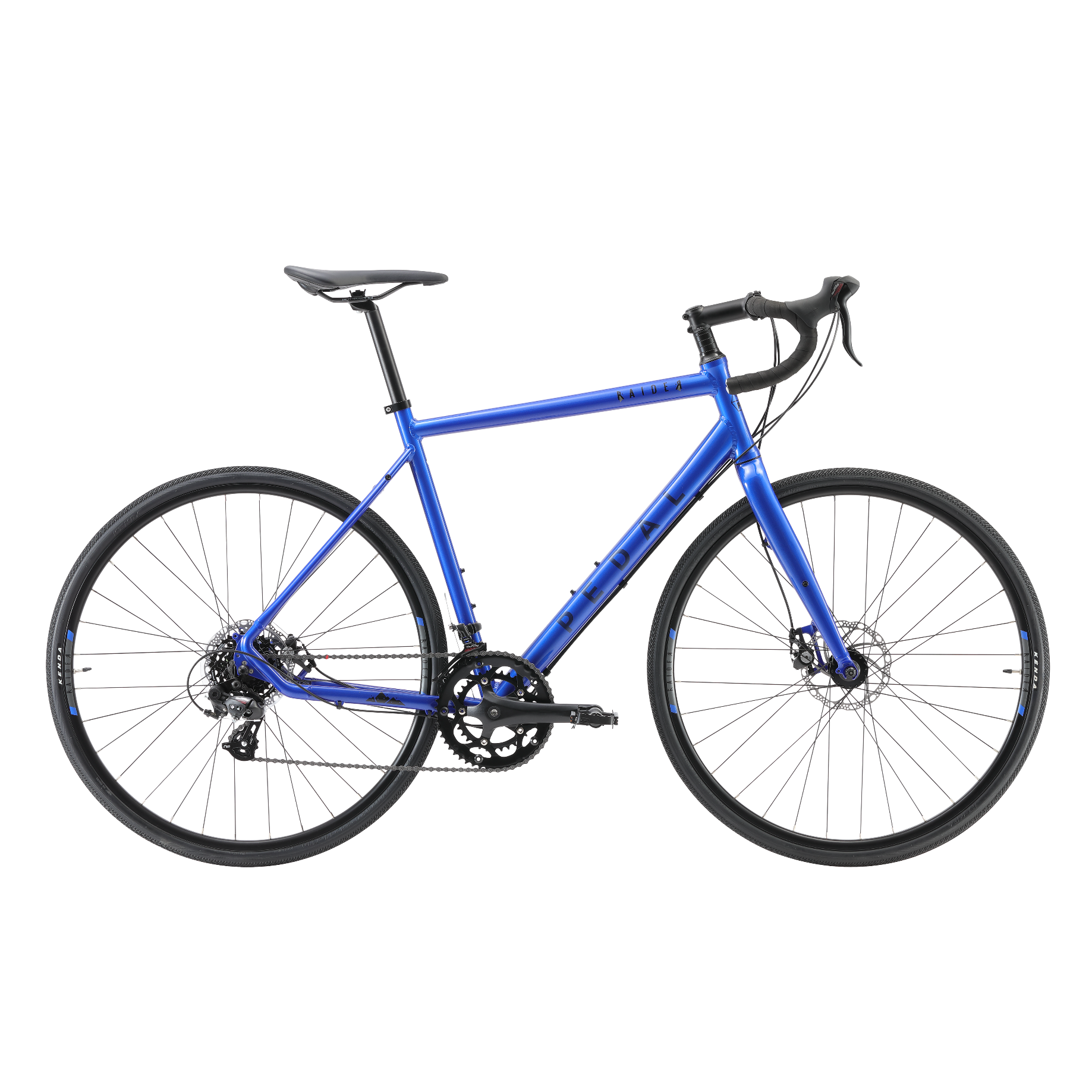 Racing Bicycle Ryder Road Bike Pedal Raider Cyclocross Bike Navy