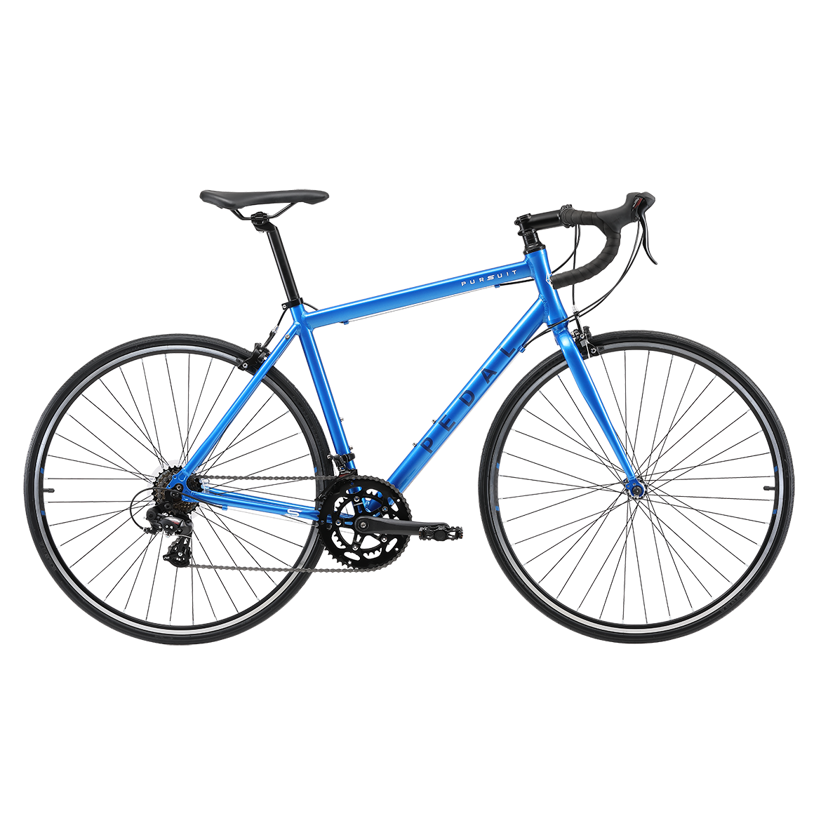 Pedal Pursuit Road Bike Metallic Blue – 99 Bikes