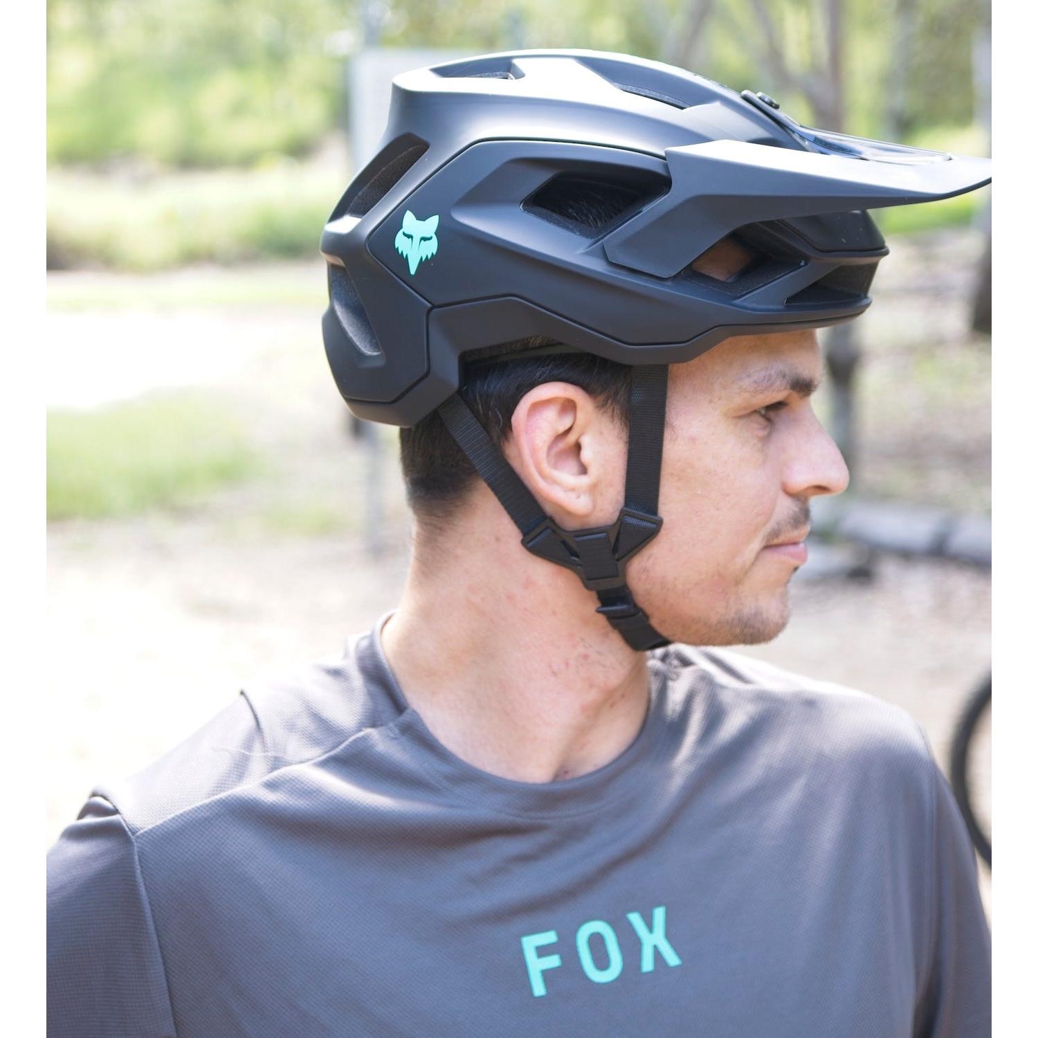 Fox Speedframe MIPS MTB Helmet Black/Aqua 2025