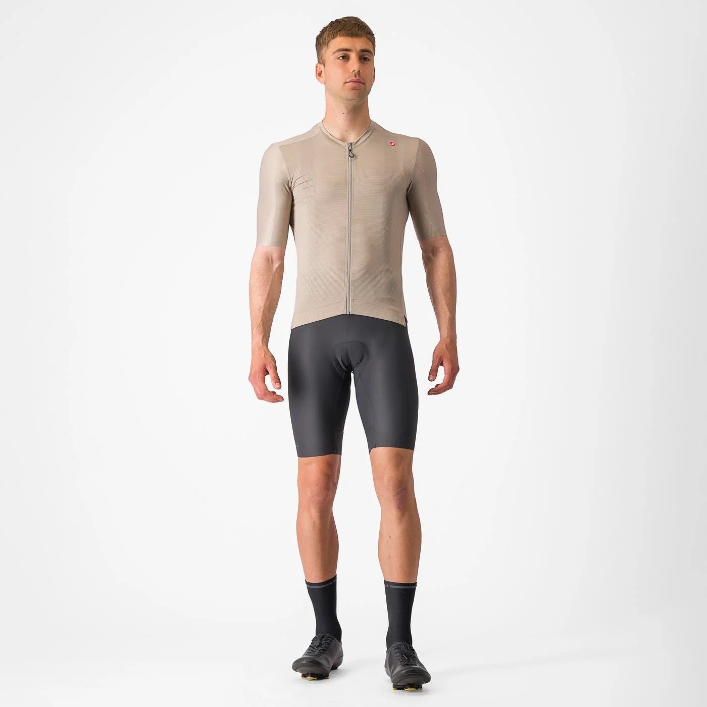 Castelli Espresso Short Sleeve Jersey Clay/Black