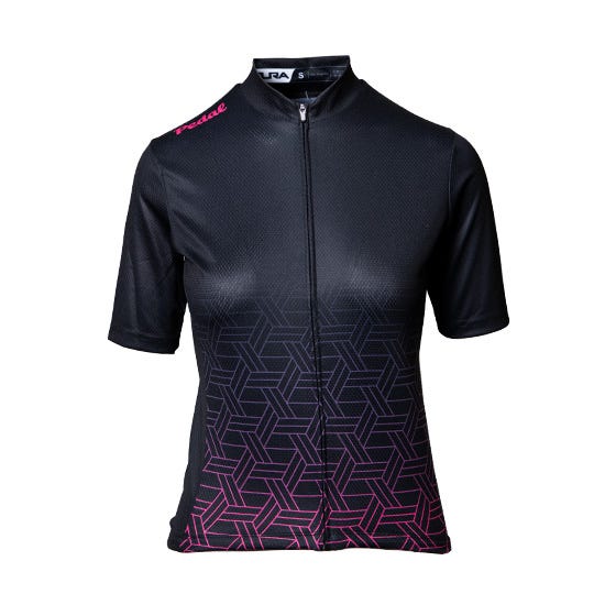 Pedal Womens Short Sleeve Jersey Black Pink