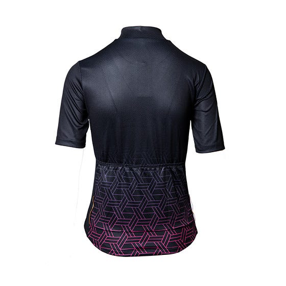 Pedal Womens Short Sleeve Jersey Black Pink