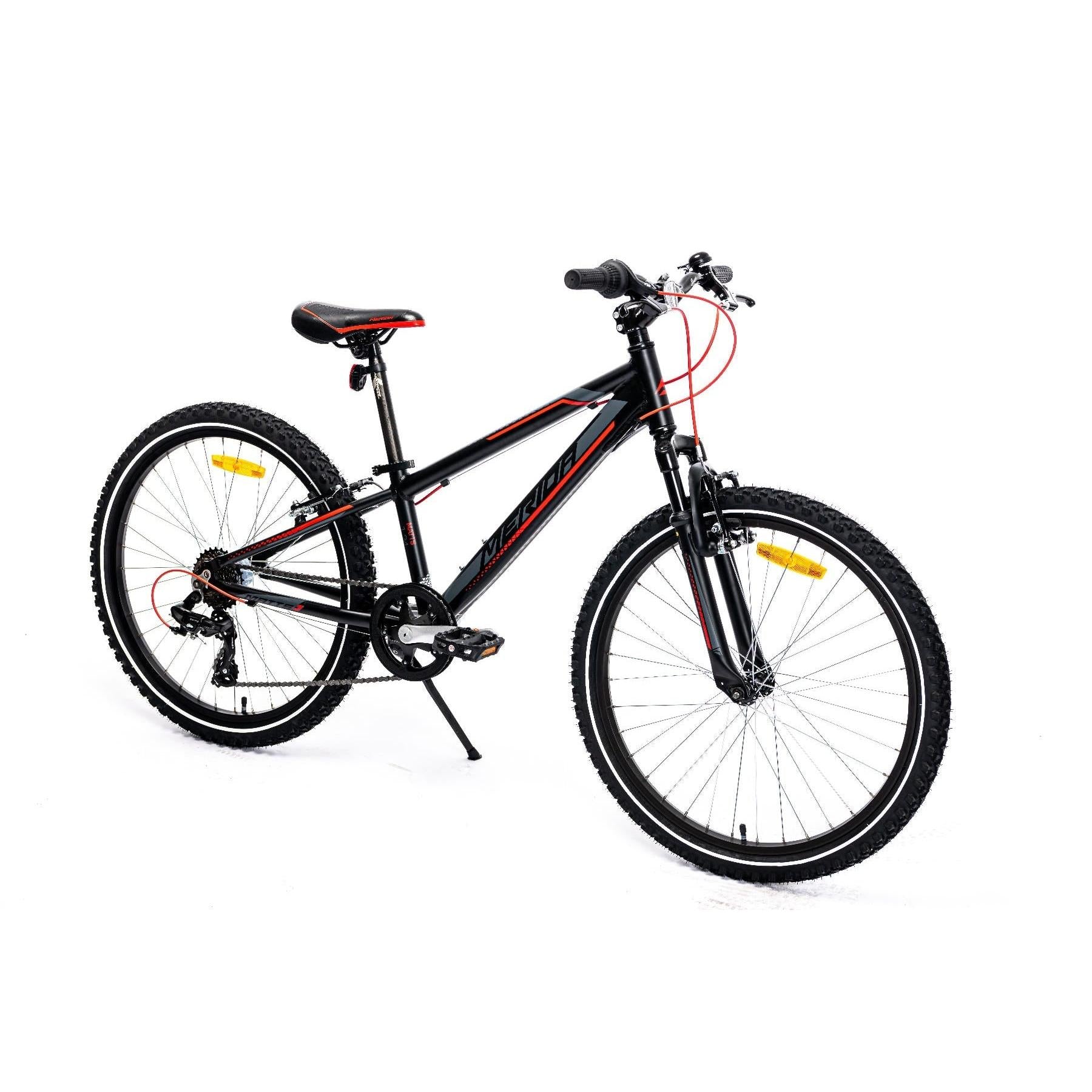 Merida Matts J24 Kids Bike Black Grey/Red