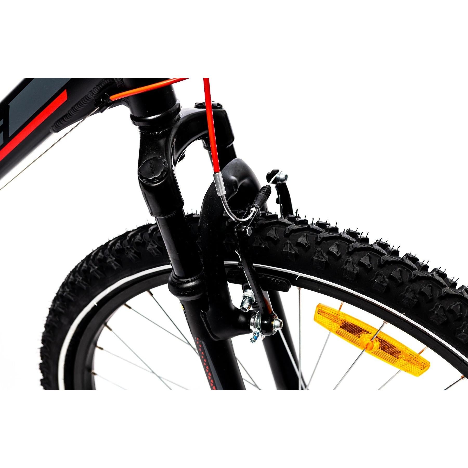 Merida Matts J24 Kids Bike Black Grey/Red