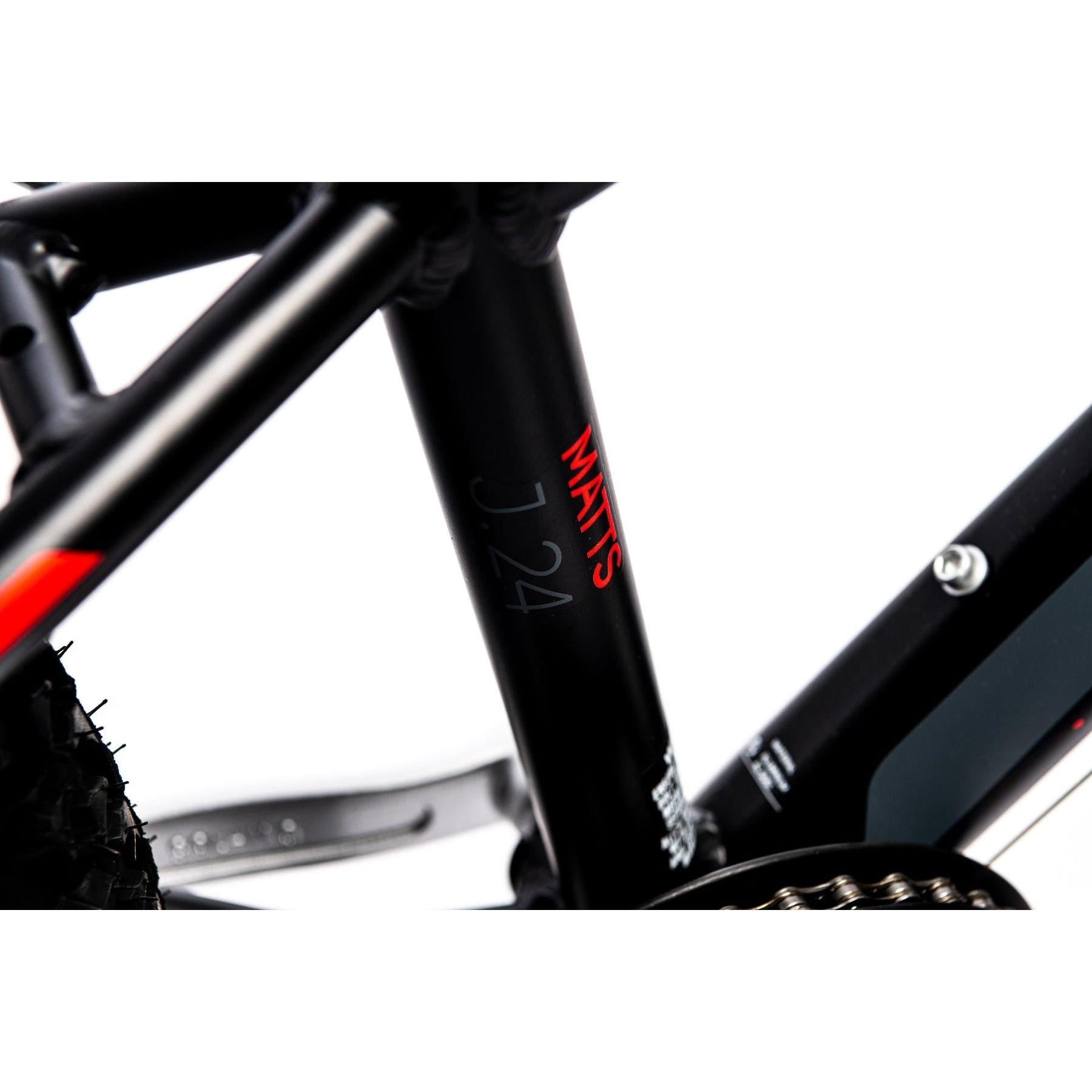 Merida Matts J24 Kids Bike Black Grey/Red