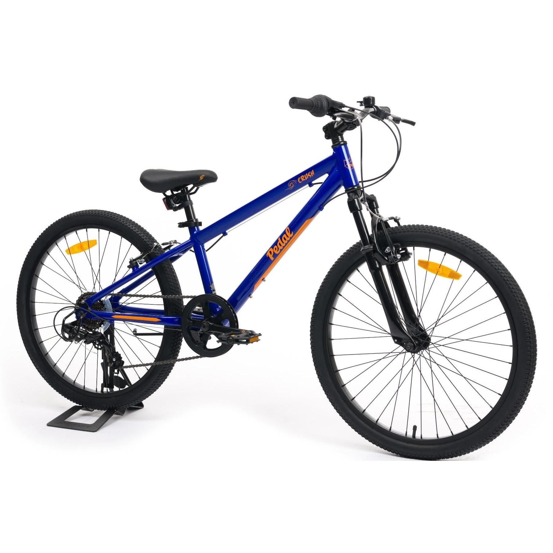 Pedal Crush Kids Bike Blue/Orange