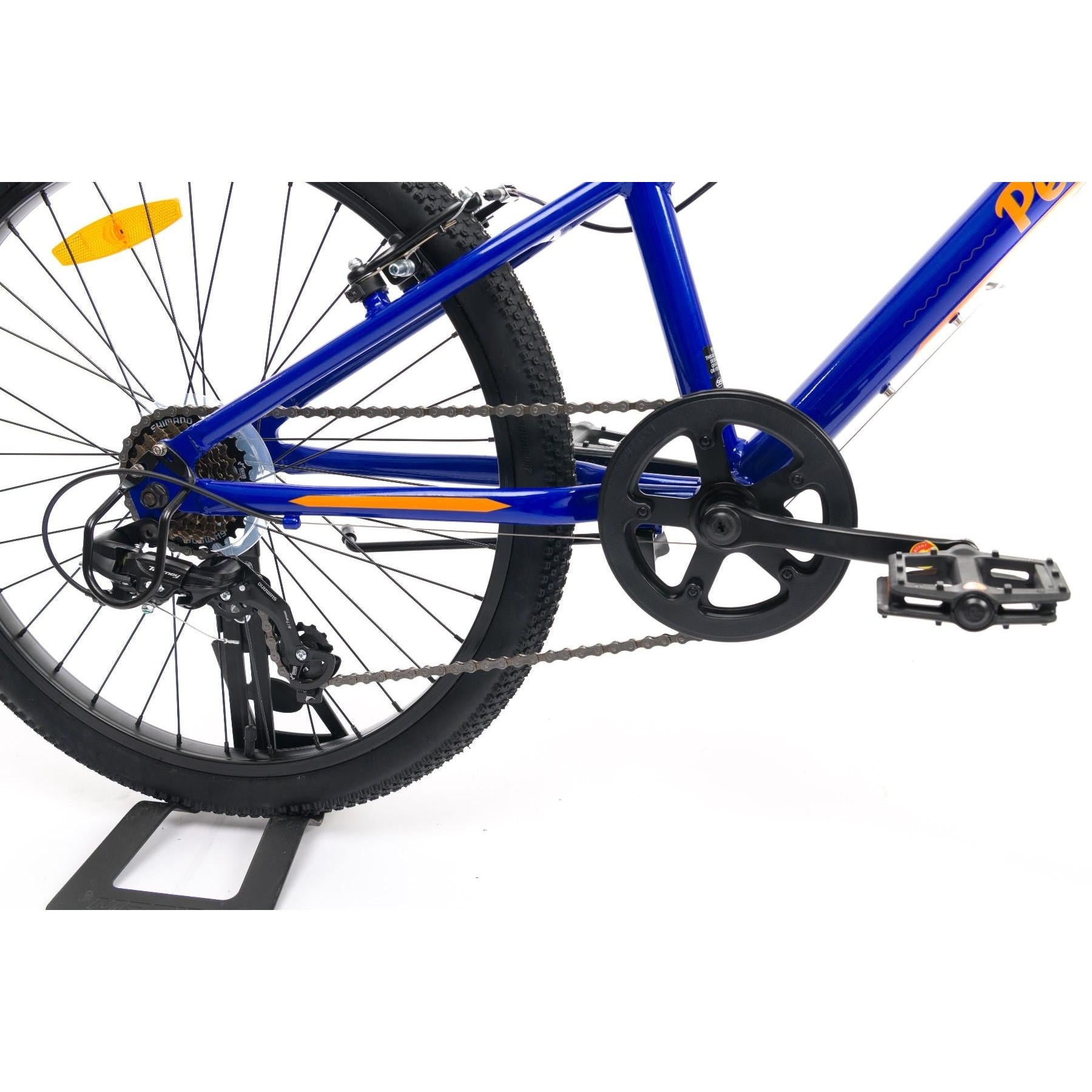 Pedal Crush Kids Bike Blue/Orange